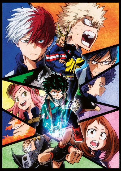 Ravensburger Pussel My Hero Academia 1000p (12000639) i gruppen SPORT, FRITID & HOBBY / Hobby / Pussel hos TP E-commerce Nordic AB (C86465)