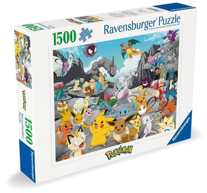 Ravensburger Pussel Pokémon Classics 1500p (12000726) i gruppen SPORT, FRITID & HOBBY / Hobby / Pussel hos TP E-commerce Nordic AB (C86474)