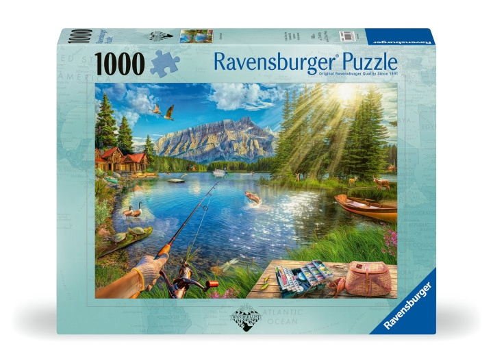 Ravensburger Pussel Livet Vid Sjön 1000p (12000877) i gruppen SPORT, FRITID & HOBBY / Hobby / Pussel hos TP E-commerce Nordic AB (C86551)