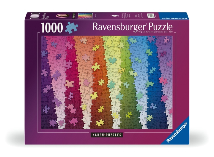 Ravensburger Pussel Colors On Colors 1000p (12001027) i gruppen SPORT, FRITID & HOBBY / Hobby / Pussel hos TP E-commerce Nordic AB (C86558)