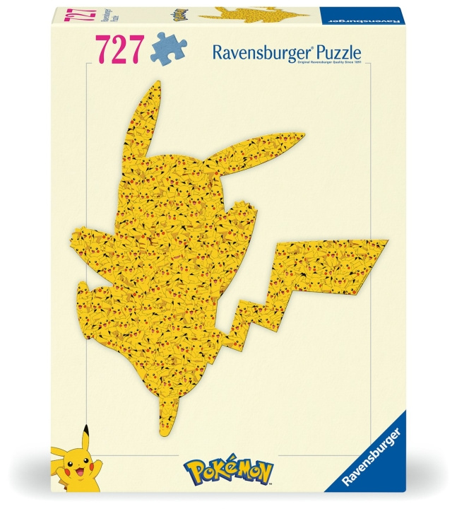 Ravensburger Pussel Pokémon Shaped Pikachu 727p (12001212) i gruppen SPORT, FRITID & HOBBY / Hobby / Pussel hos TP E-commerce Nordic AB (C86564)