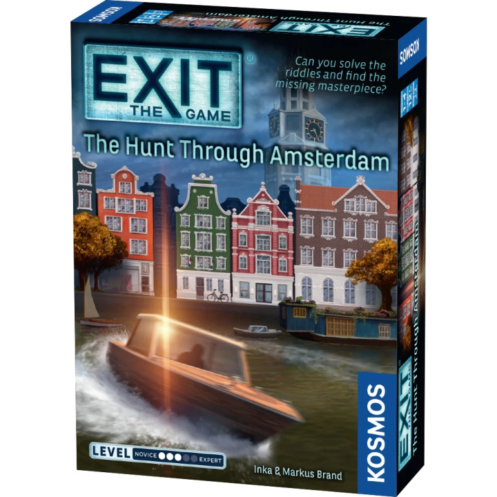 Exit: Escape Room 20: The Hunt Through Amsterdam (EN) (KOS01887) i gruppen LEKSAKER, BARN- & BABYPRODUKTER / Spel / Sällskapsspel hos TP E-commerce Nordic AB (C86574)