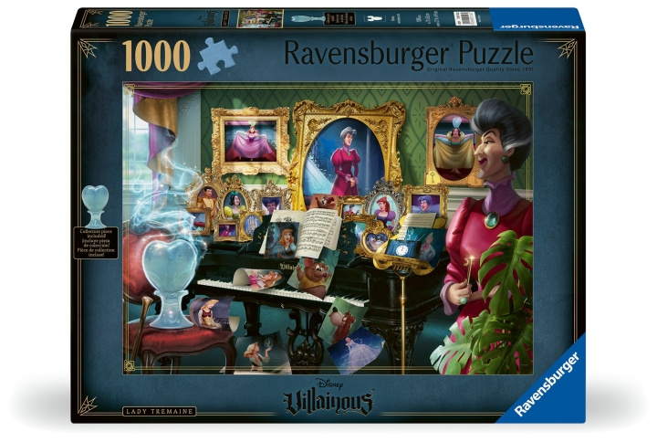 Ravensburger Pussel Villainous Lady Tremaine 1000p (12001126) i gruppen SPORT, FRITID & HOBBY / Hobby / Pussel hos TP E-commerce Nordic AB (C86593)