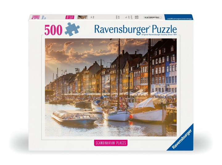 Ravensburger Pussel Solnedgång i Köpenhamn 500p (12000846) i gruppen SPORT, FRITID & HOBBY / Hobby / Pussel hos TP E-commerce Nordic AB (C86657)