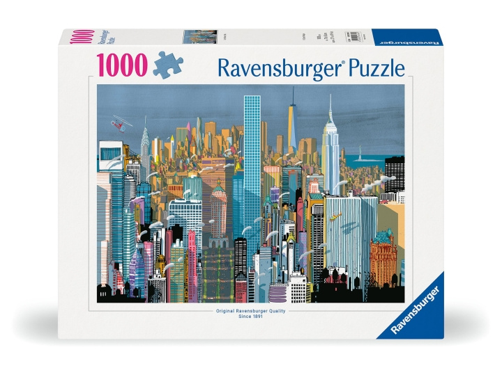 Ravensburger Pussel I Am New York 1000p (12000784) i gruppen SPORT, FRITID & HOBBY / Hobby / Pussel hos TP E-commerce Nordic AB (C86697)