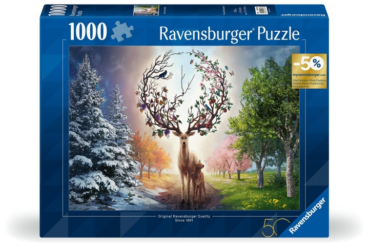 Ravensburger Pussel Magical Deer 1000p (12001088) i gruppen SPORT, FRITID & HOBBY / Hobby / Pussel hos TP E-commerce Nordic AB (C86700)