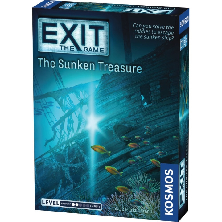 Exit: Escape Room : The Sunken Treasure (EN) (KOS1359) i gruppen LEKSAKER, BARN- & BABYPRODUKTER / Spel / Sällskapsspel hos TP E-commerce Nordic AB (C86705)