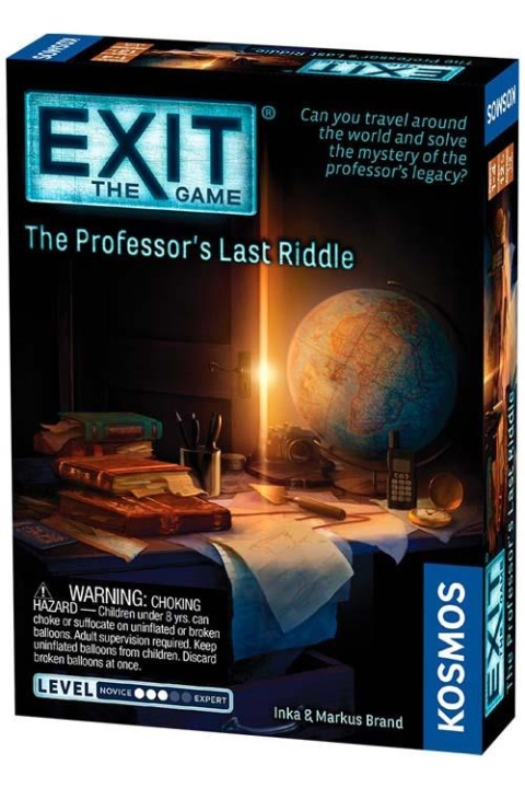 Exit: Escape Room 19: The Professor\'s Last Riddle (EN) (KOS1808) i gruppen LEKSAKER, BARN- & BABYPRODUKTER / Spel / Sällskapsspel hos TP E-commerce Nordic AB (C86734)