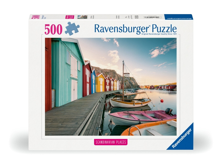 Ravensburger Pussel Båthusen I Smogen 500p (12000847) i gruppen SPORT, FRITID & HOBBY / Hobby / Pussel hos TP E-commerce Nordic AB (C86776)