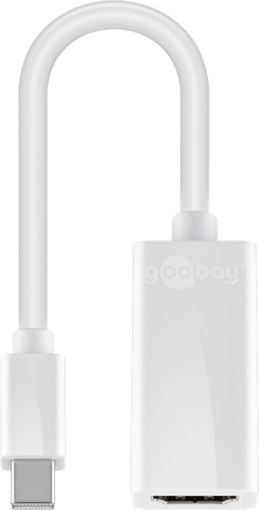 Goobay Mini DisplayPort™/HDMI™-adapterkabel 1.1 Mini DisplayPort plugg > HDMI™-uttag (typ A) i gruppen HEMELEKTRONIK / Kablar & Adaptrar / HDMI / Adaptrar hos TP E-commerce Nordic AB (C86853)