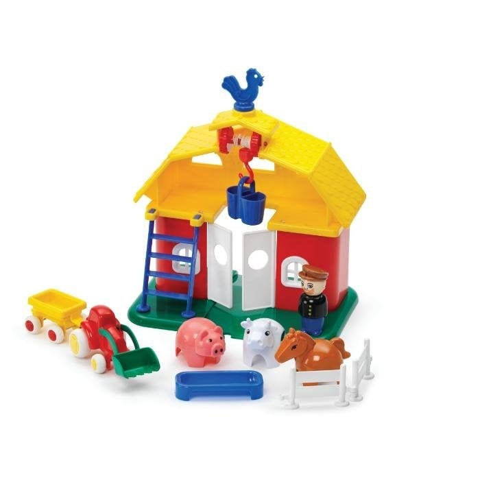 Viking Toys Set med bondgårdar (130013) i gruppen LEKSAKER, BARN- & BABYPRODUKTER / Leksaker / Figurer, Miniatyrer & tillbehör hos TP E-commerce Nordic AB (C87334)