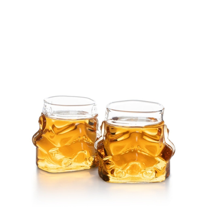 ThumbsUp Orig. Stormtrooper Whisky Glas x 2 i gruppen HEM, HUSHÅLL & TRÄDGÅRD / Köksredskap / Vin & Drinktillbehör hos TP E-commerce Nordic AB (C87616)