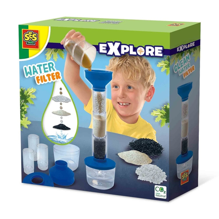 SES Creative Experiment med vattenrengöringsfilter - (S25206) i gruppen LEKSAKER, BARN- & BABYPRODUKTER / Leksaker / Experiment & DIY hos TP E-commerce Nordic AB (C88057)