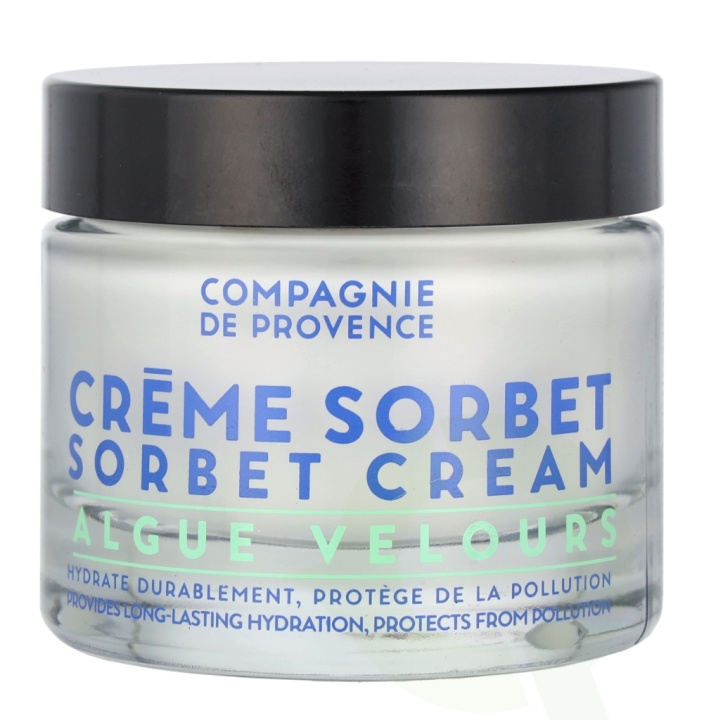 Compagnie De Provence Sorbet Cream 50 ml Velvet Seaweed i gruppen SKÖNHET & HÄLSA / Hudvård / Ansiktsvård / Dagkräm hos TP E-commerce Nordic AB (C88189)