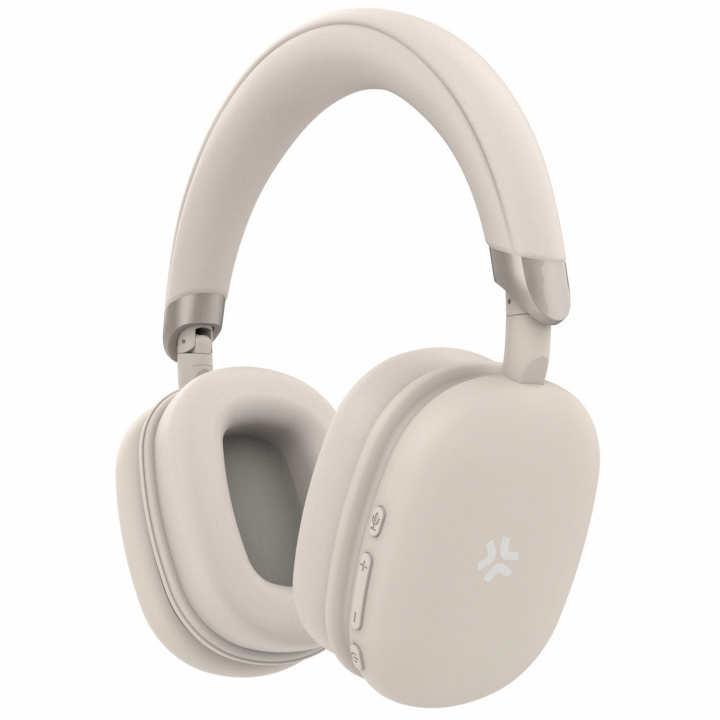 Celly Hörlurar Over-Ear Trådlösa ANC ENC Soundbeat Vit i gruppen HEMELEKTRONIK / Ljud & Bild / Hörlurar & Tillbehör / Hörlurar hos TP E-commerce Nordic AB (C88253)