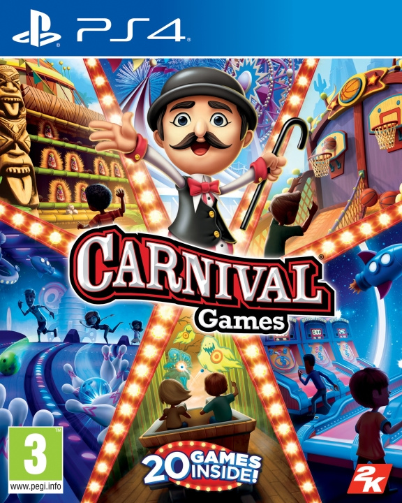 2K Games Carnival Games i gruppen HEMELEKTRONIK / Spelkonsoler & Tillbehör / Sony PlayStation 4 / Spel hos TP E-commerce Nordic AB (C88339)