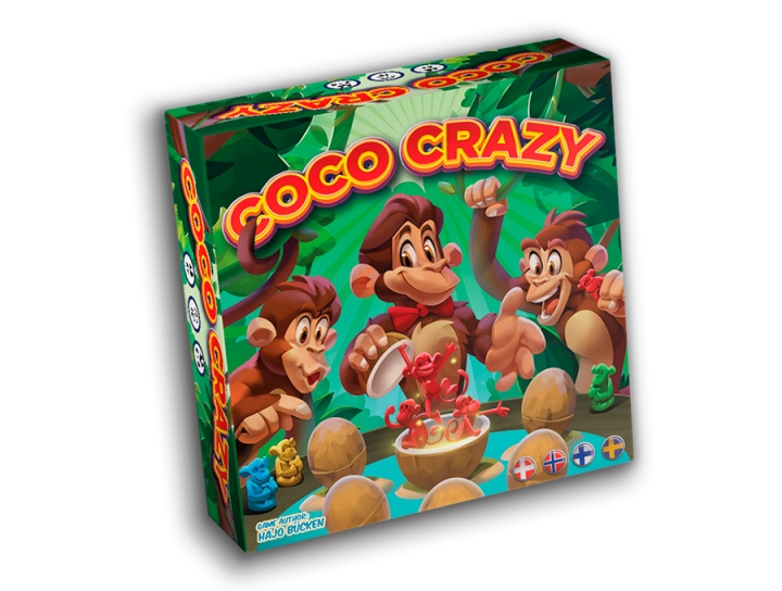 Board games Coco Crazy (Nordisk) i gruppen LEKSAKER, BARN- & BABYPRODUKTER / Spel / Sällskapsspel hos TP E-commerce Nordic AB (C88487)