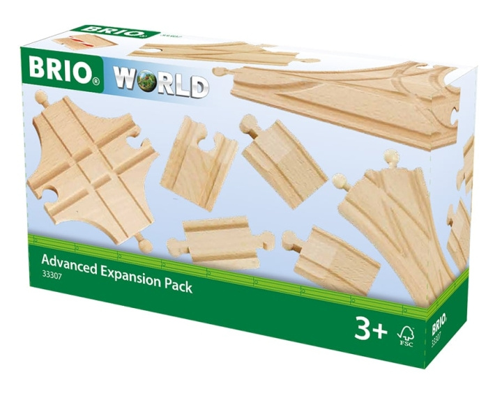 BRIO Avancerat expansionspaket (33307) i gruppen LEKSAKER, BARN- & BABYPRODUKTER / Leksaker / Byggleksaker / Brio tågbanor hos TP E-commerce Nordic AB (C89020)