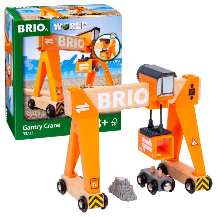 BRIO Portalkran (33732) i gruppen LEKSAKER, BARN- & BABYPRODUKTER / Leksaker / Byggleksaker / Brio tågbanor hos TP E-commerce Nordic AB (C89028)