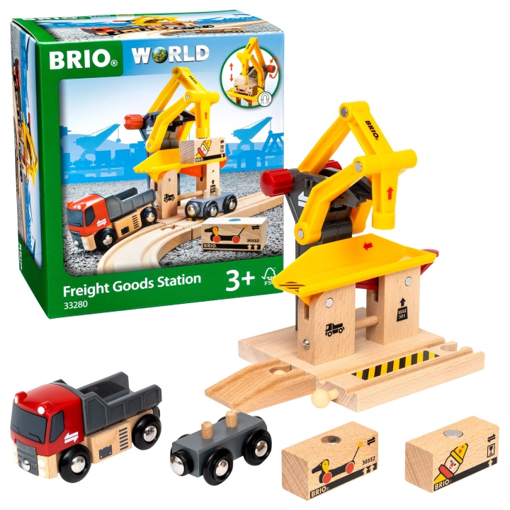 BRIO Station för godstransporter (33280) | LEKSAKER, BARN- & BABYPRODUKTER - Leksaker - Byggleksaker - Brio tågbanor | GameStuff