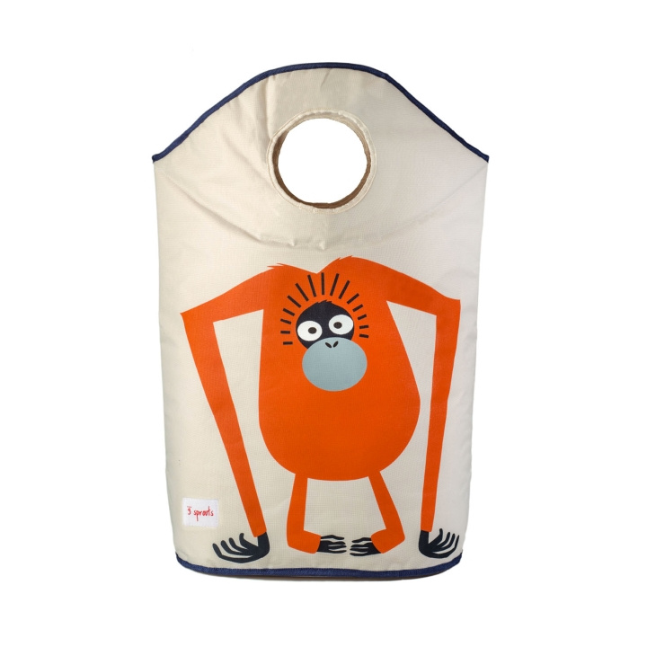 3 Sprouts Tvättkorg - Orange Orangutang i gruppen LEKSAKER, BARN- & BABYPRODUKTER / Barnrum / Förvaring hos TP E-commerce Nordic AB (C89041)