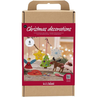 DIY Kit Juldekorationer - färgläggning (977583)