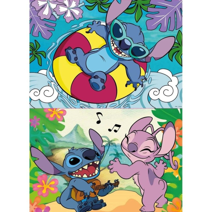 Educa 2X100 Disney Stich (80-19998) i gruppen LEKSAKER, BARN- & BABYPRODUKTER / Leksaker / Barnpussel hos TP E-commerce Nordic AB (C89818)