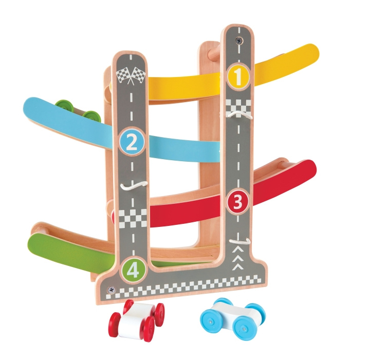 Hape Fast Flip Racetrack (5895) i gruppen LEKSAKER, BARN- & BABYPRODUKTER / Leksaker / Bilbanor hos TP E-commerce Nordic AB (C90070)