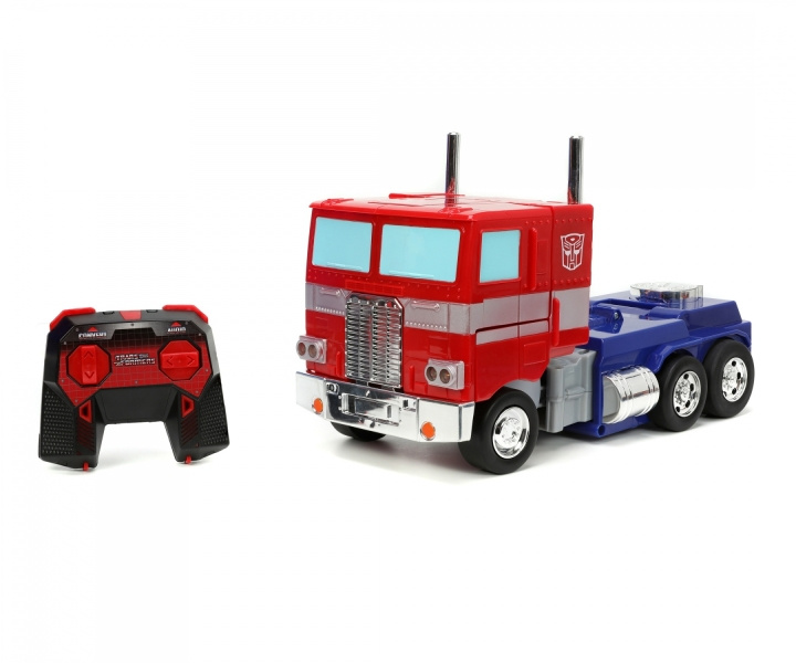 Jada Transforming - RC Optimus Prime (253114000) i gruppen LEKSAKER, BARN- & BABYPRODUKTER / Radiostyrt / Övrigt radiostyrt hos TP E-commerce Nordic AB (C90184)