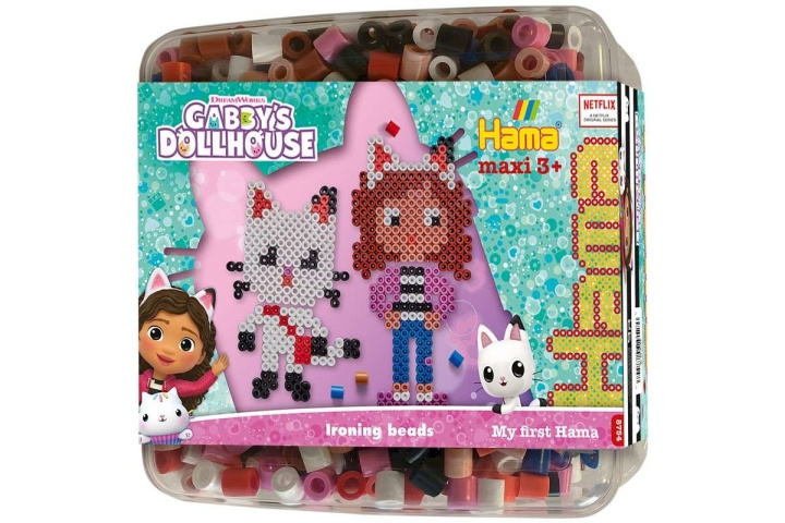 HAMA Beads Hama - Maxi pärlor och stift - Gabby\'s Dollhouse (388754) i gruppen LEKSAKER, BARN- & BABYPRODUKTER / Leksaker / Pyssel hos TP E-commerce Nordic AB (C90390)
