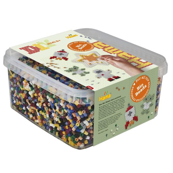HAMA Beads Hama - BIO midi - 15.000 st + 1 stjärnplatta i hink (371900) i gruppen LEKSAKER, BARN- & BABYPRODUKTER / Leksaker / Pyssel hos TP E-commerce Nordic AB (C90450)