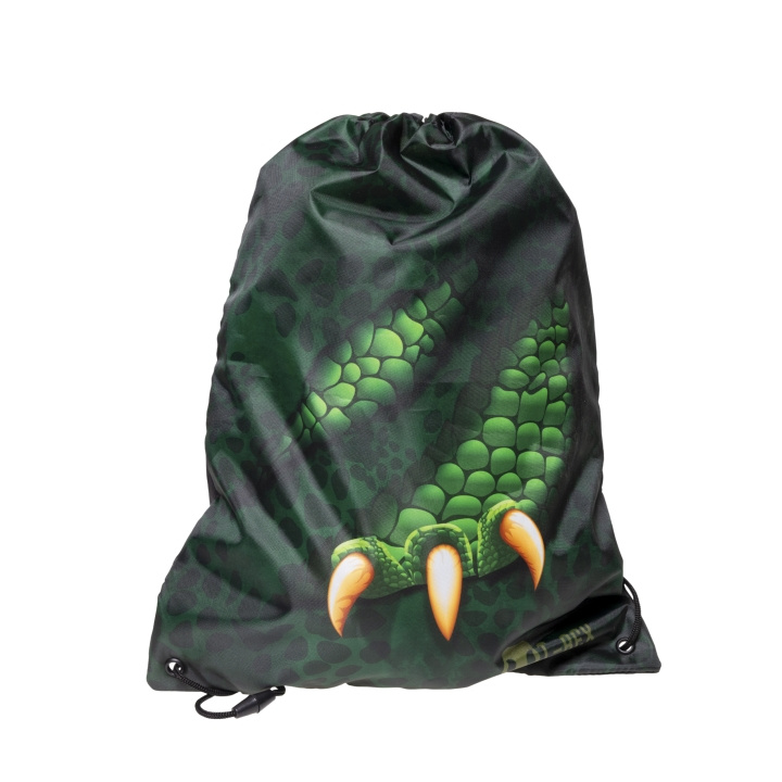Dino T-Rex Gymnastikpåse 35 x 45 cm (092409610) i gruppen LEKSAKER, BARN- & BABYPRODUKTER / Resa / Barnväskor / Ryggsäckar hos TP E-commerce Nordic AB (C90486)