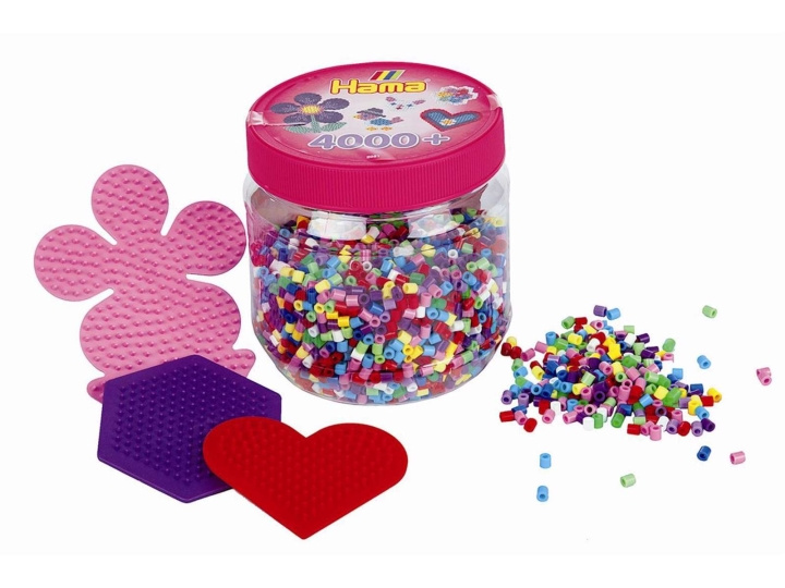 HAMA Beads hama - Pärlor - 4000 st. med 3 st. stiftplattor (382051) i gruppen LEKSAKER, BARN- & BABYPRODUKTER / Leksaker / Pyssel hos TP E-commerce Nordic AB (C90627)