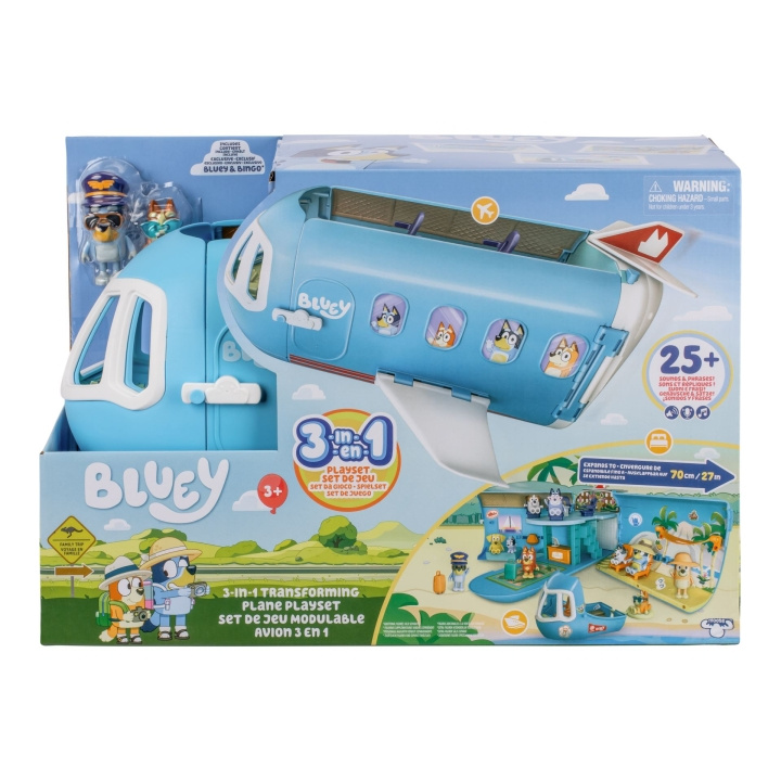 Bluey Bluey escape konvertibelt flygplan (90261) i gruppen DATORER & KRINGUTRUSTNING / Datorkablar / Övriga datorkablar hos TP E-commerce Nordic AB (C90645)