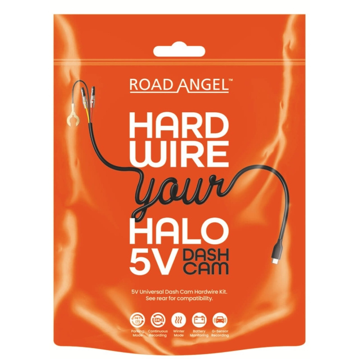 ROAD ANGEL Strömkabel-sats för Halo Guard /Ultima/Play i gruppen BIL / Billjud & Multimedia / Bilkameror & Tillbehör / Bilkameror hos TP E-commerce Nordic AB (C90712)