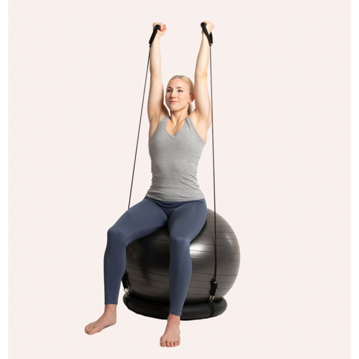 SWEDISH POSTURE Pilatesboll med Träningsband i gruppen SPORT, FRITID & HOBBY / Träningsredskap / Träningsredskap & tillbehör hos TP E-commerce Nordic AB (C90724)