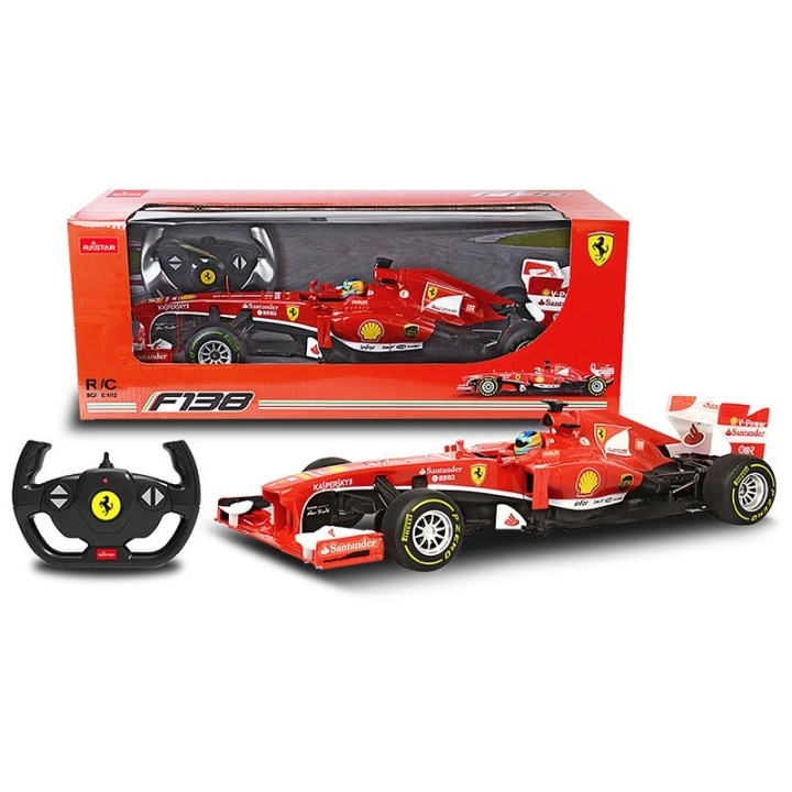 Rastar 1:12 Ferrari F1 - Röd (23063) i gruppen LEKSAKER, BARN- & BABYPRODUKTER / Leksaker / Leksaksbilar & andra fordon hos TP E-commerce Nordic AB (C90921)
