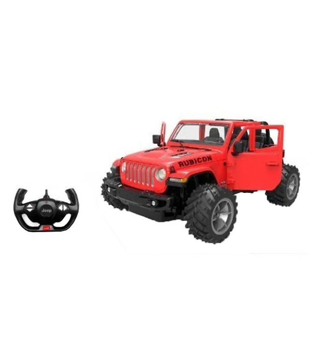 Rastar Husbil 1:14 Bigfoot Wrangler A/B - Röd (23038) i gruppen LEKSAKER, BARN- & BABYPRODUKTER / Radiostyrt / Radiostyrda bilar hos TP E-commerce Nordic AB (C90941)