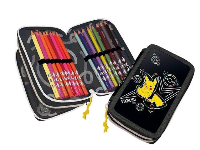 Pokémon Neon - fyllt pennfodral med 2 fack (161508516) i gruppen LEKSAKER, BARN- & BABYPRODUKTER / Leksaker / Pennfodral hos TP E-commerce Nordic AB (C90997)
