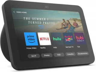 Amazon Echo Show 8 (3:e generationen) - Smart HD-pekskärm med 3D-ljud, smart hem-hubb och Alexa - Svart