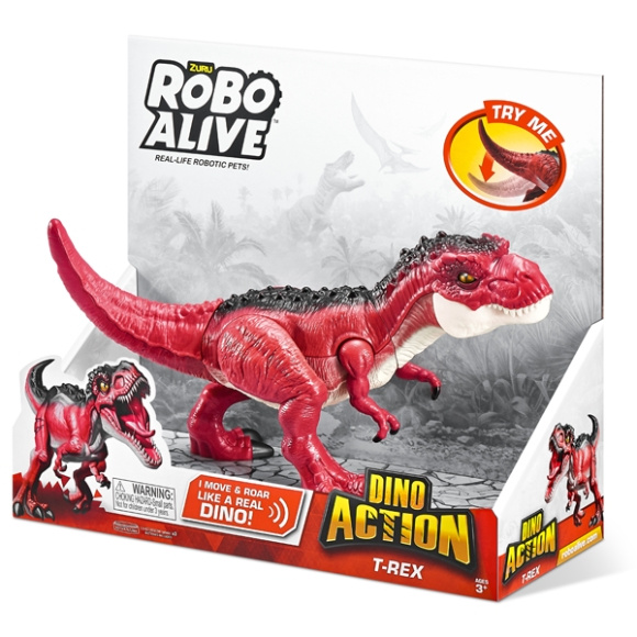 Roboalive Robo Alive - Dino Action S1 - T-Rex (7171) i gruppen LEKSAKER, BARN- & BABYPRODUKTER / Leksaker / Figurer, Miniatyrer & tillbehör hos TP E-commerce Nordic AB (C91201)