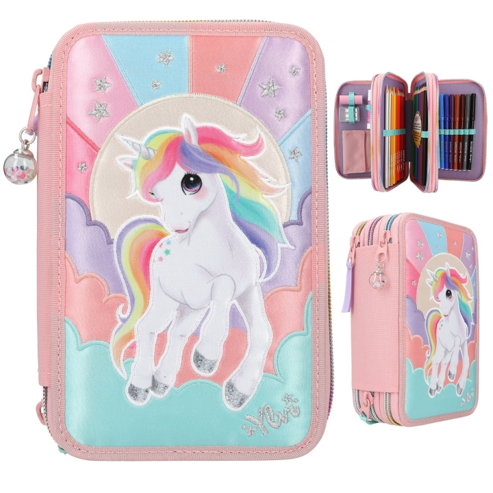 Ylvi & the Minimoomis Ylvi - Trippel pennfodral RAINBOW ( 0412616 ) i gruppen LEKSAKER, BARN- & BABYPRODUKTER / Leksaker / Pennfodral hos TP E-commerce Nordic AB (C91386)