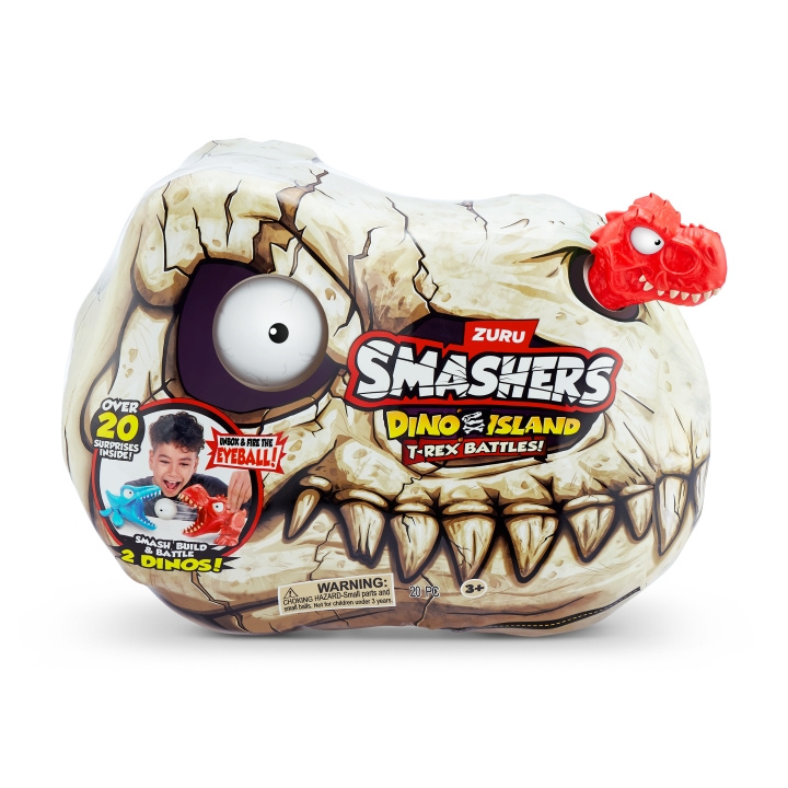 Smashers Dino Island-Series 1 Mini T-Rex Battle Playset Ass. ( 74114 ) i gruppen LEKSAKER, BARN- & BABYPRODUKTER / Leksaker / Lekset hos TP E-commerce Nordic AB (C91420)