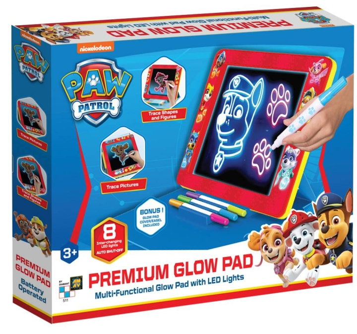 Paw Patrol Ritbräda - Premium Glow Pad (AM-5119) i gruppen LEKSAKER, BARN- & BABYPRODUKTER / Leksaker / Rita & Räkna hos TP E-commerce Nordic AB (C91661)