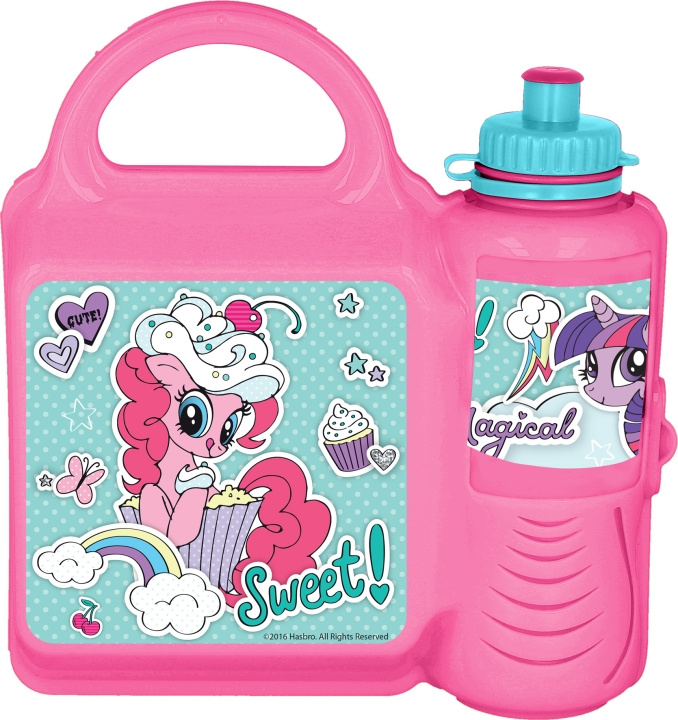 MY LITTLE PONY MY LITTLE PONY Stor - Lunchlåda & vattenflaska - (80572) | LEKSAKER, BARN- & BABYPRODUKTER - Äta & Dricka - Flaskor & Barnmuggar | GameStuff