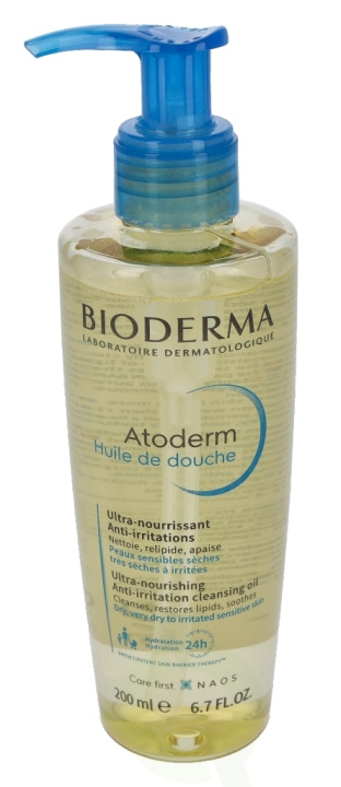Bioderma Atoderm Ultra -Nourishing Shower Oil 200 ml Dry, Very Dry To Irritated Sensitive Skin i gruppen SKÖNHET & HÄLSA / Hudvård / Kroppsvård / Bad & Duschcreme hos TP E-commerce Nordic AB (C92282)