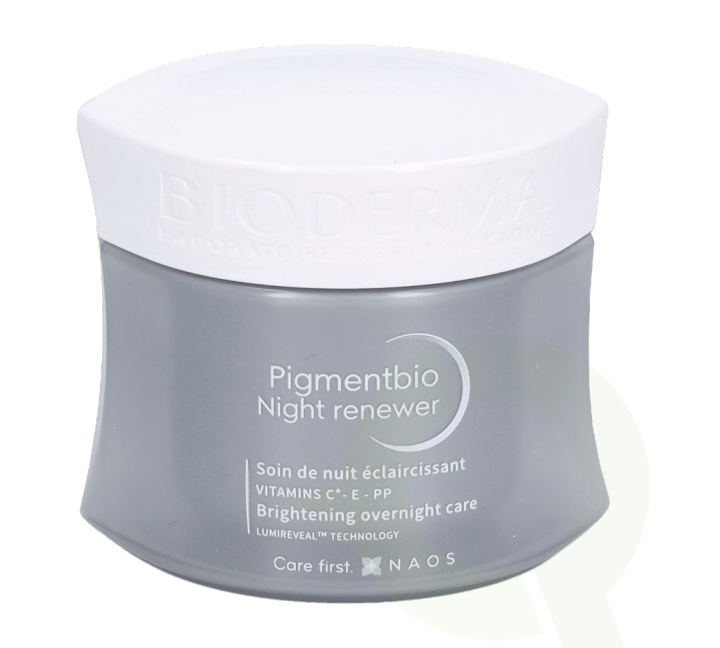 Bioderma Pigmentbio Night Renewer Brightening Overnight Care 50 ml i gruppen SKÖNHET & HÄLSA / Hudvård / Ansiktsvård / Nattkräm hos TP E-commerce Nordic AB (C92289)