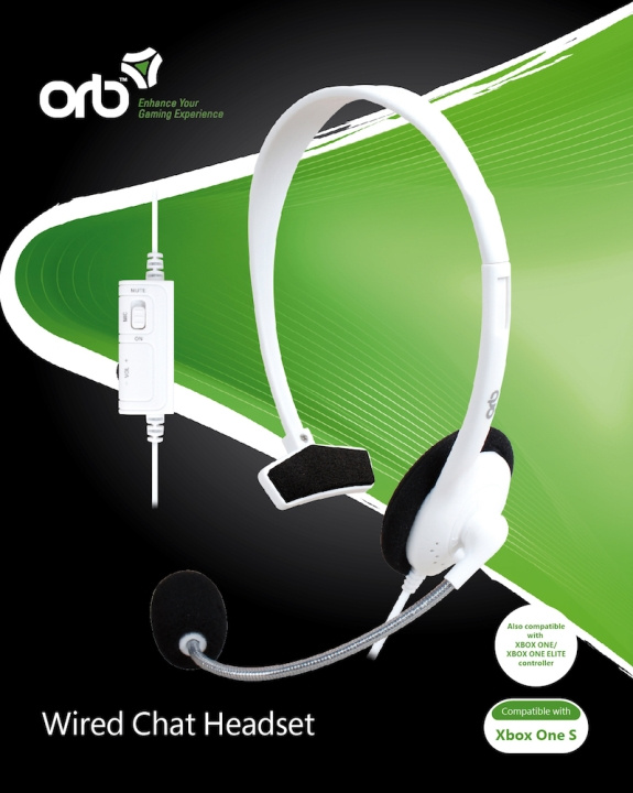 ORB Trådbundet chattheadset - för Xboxone S i gruppen HEMELEKTRONIK / Spelkonsoler & Tillbehör / Xbox One / Tillbehör hos TP E-commerce Nordic AB (C92411)