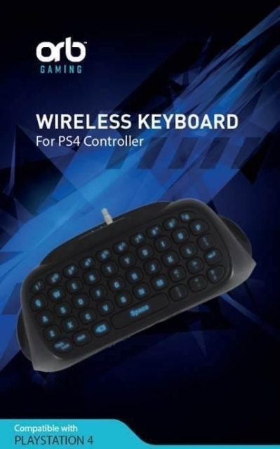 ORB Tangentbord för Playstation 4-kontroller Blå svartvitt i gruppen HEMELEKTRONIK / Spelkonsoler & Tillbehör / Sony PlayStation 4 / Tillbehör hos TP E-commerce Nordic AB (C92416)