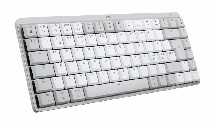 Logitech MX Mechanical Mini för Mac Minimalistiskt trådlöst upplyst tangentbord PALE GREY - Nordic i gruppen DATORER & KRINGUTRUSTNING / Möss & Tangentbord / Tangentbord / Trådlösa hos TP E-commerce Nordic AB (C92651)